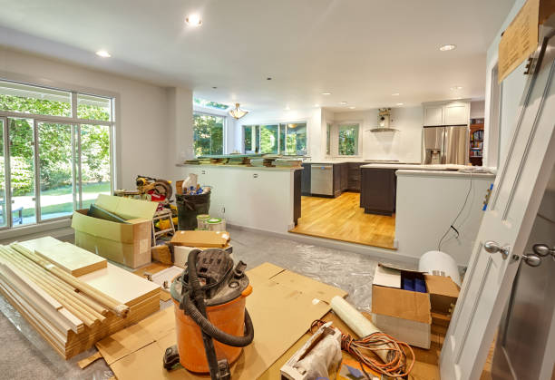 Professional Kitchen Island Installation technician working in Bethel, WA